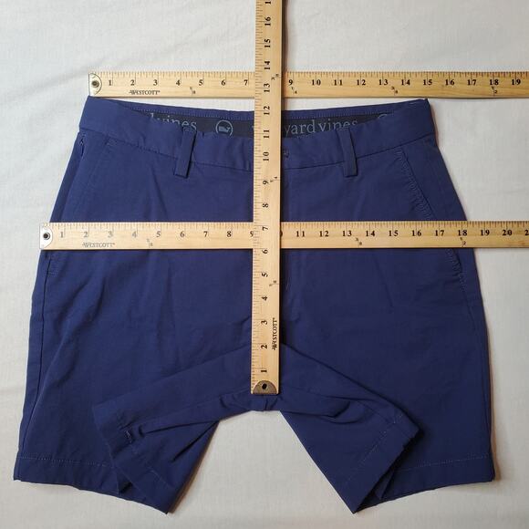 Vineyard Vines Men's Size 30 On The Go Performance Golf Shorts Blue 1H001113 - Picture 2 of 8